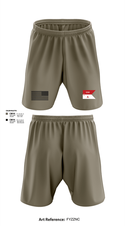 Apache Troop 1-150th 52177042 Athletic Shorts With Pockets - 5