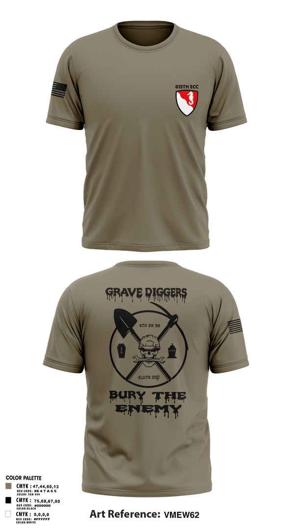 Short Sleeve Performance Shirt, 615TH ECC, , Teamtime, Team time, sublimation, custom sports apparel, team uniforms, spirit wear, spiritwear, sports uniforms, custom shirts, team store, custom team store, fundraiser sports, apparel fundraiser