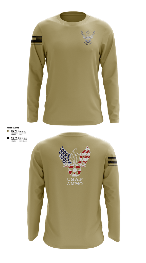 Long Sleeve Performance Shirt, 7th Munitions Sq, Air Force, Teamtime, Team time, sublimation, custom sports apparel, team uniforms, spirit wear, spiritwear, sports uniforms, custom shirts, team store, custom team store, fundraiser sports, apparel fundraiser