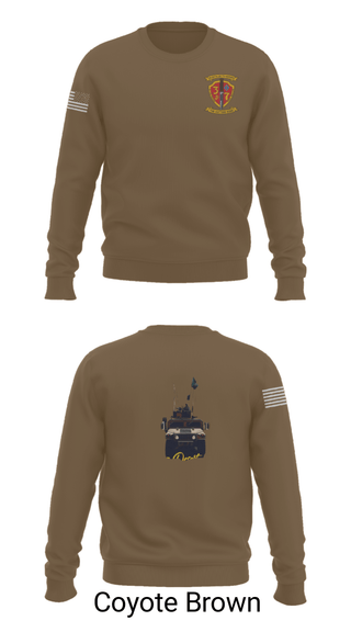 Crew Neck Sweatshirt, 3/7 India Co. Wpns Plt, Marines, Teamtime, Team time, sublimation, custom sports apparel, team uniforms, spirit wear, spiritwear, sports uniforms, custom shirts, team store, custom team store, fundraiser sports, apparel fundraiser