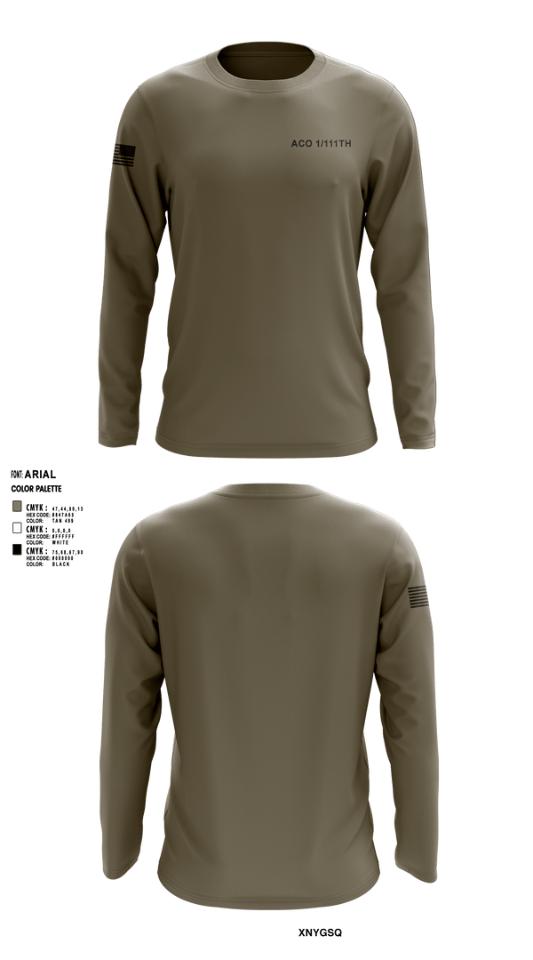 Long Sleeve Performance Shirt, Aco 1/111th, , Teamtime, Team time, sublimation, custom sports apparel, team uniforms, spirit wear, spiritwear, sports uniforms, custom shirts, team store, custom team store, fundraiser sports, apparel fundraiser