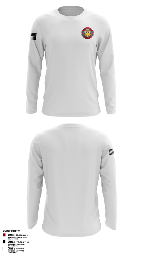 Long Sleeve Performance Shirt, 66 Transportation Company, , Teamtime, Team time, sublimation, custom sports apparel, team uniforms, spirit wear, spiritwear, sports uniforms, custom shirts, team store, custom team store, fundraiser sports, apparel fundraiser