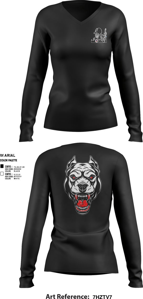 Women's Long Sleeve Vneck Shirt, Oscar Golf Charlie Tango, Army, Teamtime, Team time, sublimation, custom sports apparel, team uniforms, spirit wear, spiritwear, sports uniforms, custom shirts, team store, custom team store, fundraiser sports, apparel fundraiser