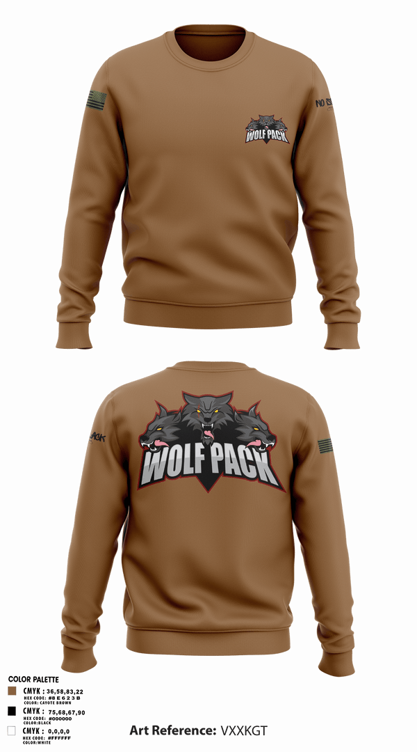 Crew Neck Sweatshirt, 501st BSB, Army, Teamtime, Team time, sublimation, custom sports apparel, team uniforms, spirit wear, spiritwear, sports uniforms, custom shirts, team store, custom team store, fundraiser sports, apparel fundraiser
