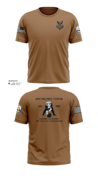 Old School Cotton Feel Shirt, Uss patriot, Navy, Teamtime, Team time, sublimation, custom sports apparel, team uniforms, spirit wear, spiritwear, sports uniforms, custom shirts, team store, custom team store, fundraiser sports, apparel fundraiser