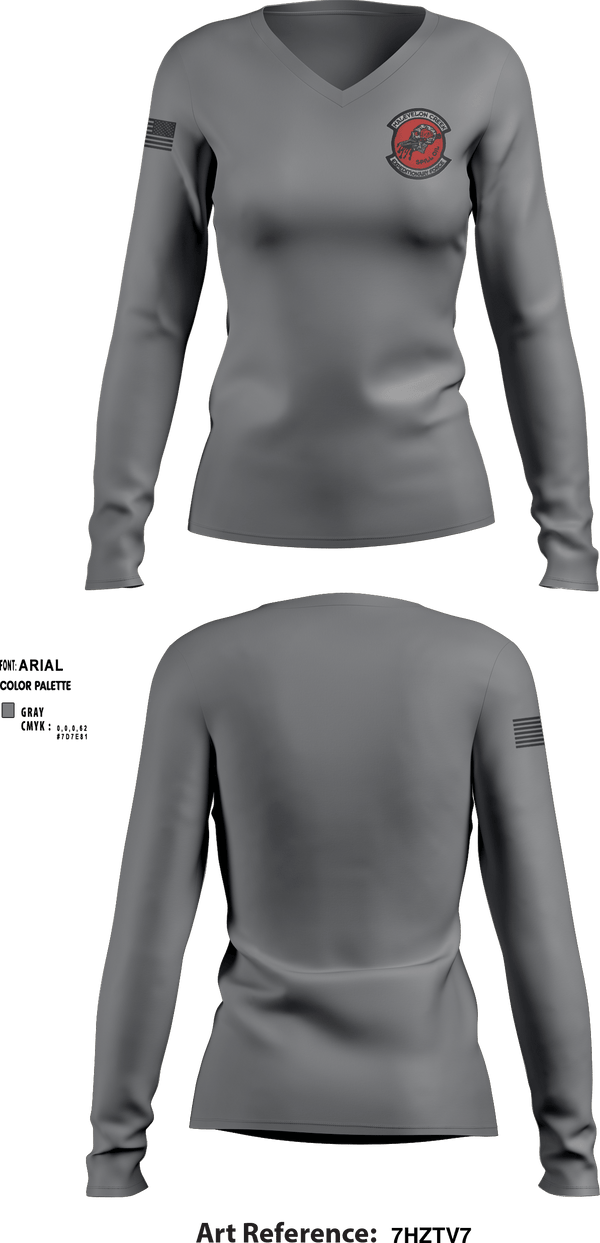 Women's Long Sleeve Vneck Shirt, LAZY HELLDIVER, Army, Teamtime, Team time, sublimation, custom sports apparel, team uniforms, spirit wear, spiritwear, sports uniforms, custom shirts, team store, custom team store, fundraiser sports, apparel fundraiser