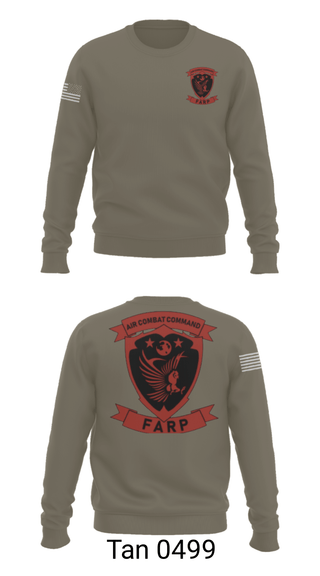 Crew Neck Sweatshirt, FARP, Air Force, Teamtime, Team time, sublimation, custom sports apparel, team uniforms, spirit wear, spiritwear, sports uniforms, custom shirts, team store, custom team store, fundraiser sports, apparel fundraiser