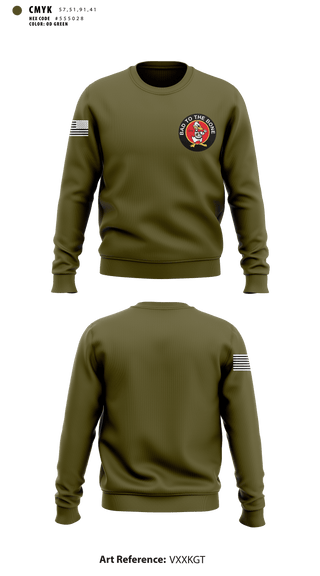 Crew Neck Sweatshirt, D1 Ducks, Army, Teamtime, Team time, sublimation, custom sports apparel, team uniforms, spirit wear, spiritwear, sports uniforms, custom shirts, team store, custom team store, fundraiser sports, apparel fundraiser