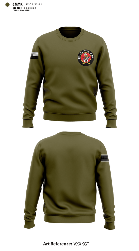 Crew Neck Sweatshirt, D1 Ducks, Army, Teamtime, Team time, sublimation, custom sports apparel, team uniforms, spirit wear, spiritwear, sports uniforms, custom shirts, team store, custom team store, fundraiser sports, apparel fundraiser