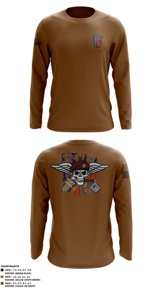 Long Sleeve Performance Shirt, 647 Quartermaster Company, Army, Teamtime, Team time, sublimation, custom sports apparel, team uniforms, spirit wear, spiritwear, sports uniforms, custom shirts, team store, custom team store, fundraiser sports, apparel fundraiser