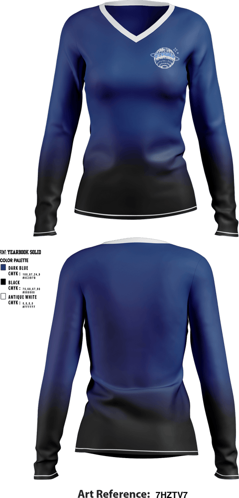Women's Long Sleeve Vneck Shirt, FLY4ALLFLY4ALL, , Teamtime, Team time, sublimation, custom sports apparel, team uniforms, spirit wear, spiritwear, sports uniforms, custom shirts, team store, custom team store, fundraiser sports, apparel fundraiser
