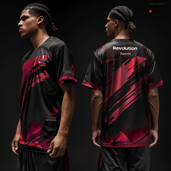Short Sleeve Performance Shirt, Reaves Revolution, Men's Basketball, Teamtime, Team time, sublimation, custom sports apparel, team uniforms, spirit wear, spiritwear, sports uniforms, custom shirts, team store, custom team store, fundraiser sports, apparel fundraiser