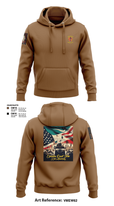 3/7 India Co. Wpns Plt 50459074 Hoodie - 106