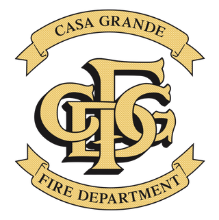 Casa Grande Fire Department 38585599 Stainless Steel Water Bottle with a Straw Lid