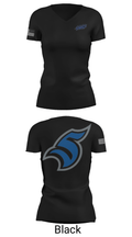 Thomas More University Volleyball 52444682 Women's Short Sleeve V-neck Shirt - 38