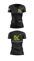master pavers 40401217 Women's Short Sleeve V-neck Shirt - 1