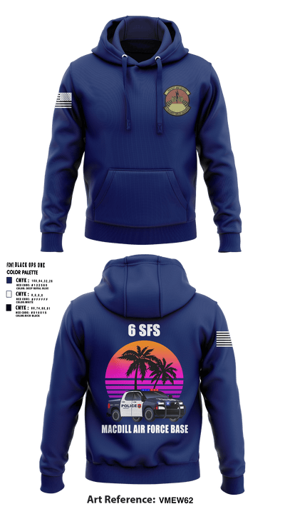6th Security Forces Squadron 79689853 Hoodie - 5