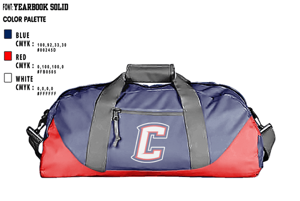 Duffle Bag, Hopkins County Central High School Track & Field, Track & Field, Teamtime, Team time, sublimation, custom sports apparel, team uniforms, spirit wear, spiritwear, sports uniforms, custom shirts, team store, custom team store, fundraiser sports, apparel fundraiser