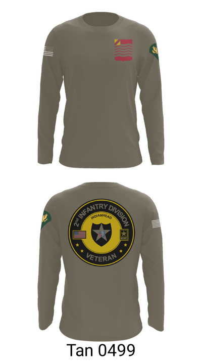 1st Battalion 15th Field Artillery 40296639 Long Sleeve Performance Shirt - 66