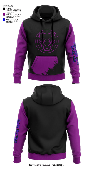 Hoodie, BLACK PANTHERS, Men's Basketball, Teamtime, Team time, sublimation, custom sports apparel, team uniforms, spirit wear, spiritwear, sports uniforms, custom shirts, team store, custom team store, fundraiser sports, apparel fundraiser