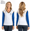 FLORIDA BEREANS 33268079 Women's Long Sleeve V-neck Shirt - 3