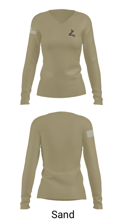 FBI 13370417 Women's Long Sleeve V-neck Shirt - 92