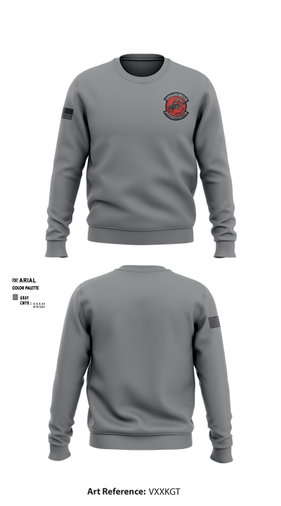 LAZY HELLDIVER 74477476 Crew Neck Sweatshirt - 6