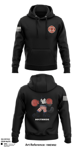 Hoodie, Station 17, Fire Department, Teamtime, Team time, sublimation, custom sports apparel, team uniforms, spirit wear, spiritwear, sports uniforms, custom shirts, team store, custom team store, fundraiser sports, apparel fundraiser