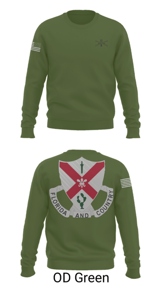 Crew Neck Sweatshirt, C Co 1-124 Rifle Company, National Guard, Teamtime, Team time, sublimation, custom sports apparel, team uniforms, spirit wear, spiritwear, sports uniforms, custom shirts, team store, custom team store, fundraiser sports, apparel fundraiser