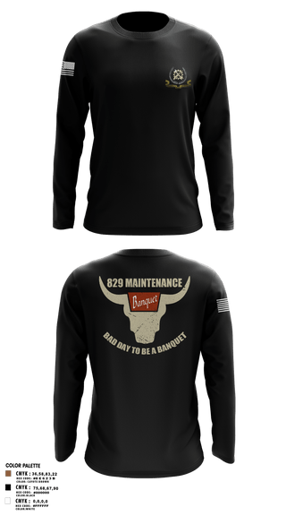 Long Sleeve Performance Shirt, 829 maintenance, National Guard, Teamtime, Team time, sublimation, custom sports apparel, team uniforms, spirit wear, spiritwear, sports uniforms, custom shirts, team store, custom team store, fundraiser sports, apparel fundraiser