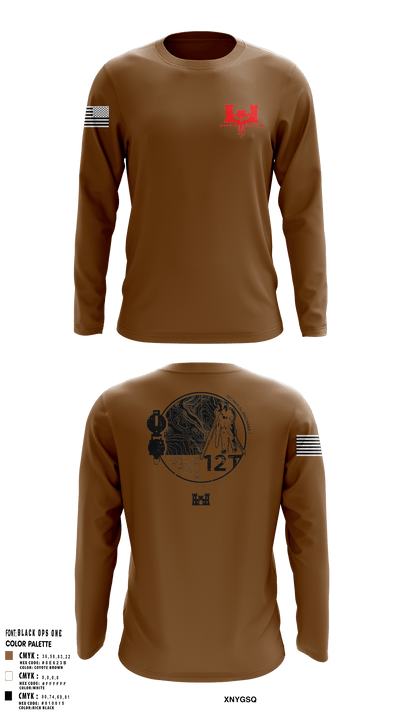 302nd EN CO 64266225 Long Sleeve Performance Shirt - 12