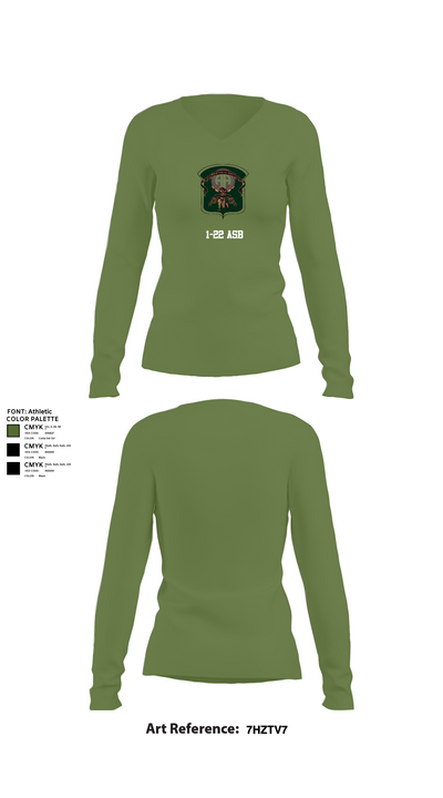 1-22 ASB 88977658 Women's Long Sleeve V-neck Shirt - 42