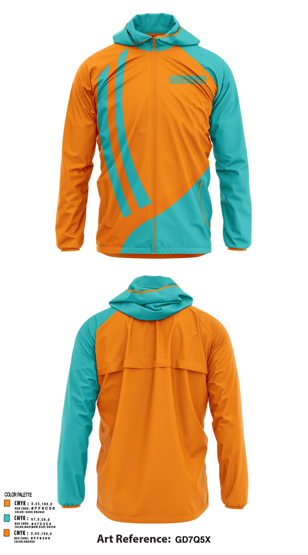 Windbreaker, LadySharks, Women's Volleyball, Teamtime, Team time, sublimation, custom sports apparel, team uniforms, spirit wear, spiritwear, sports uniforms, custom shirts, team store, custom team store, fundraiser sports, apparel fundraiser