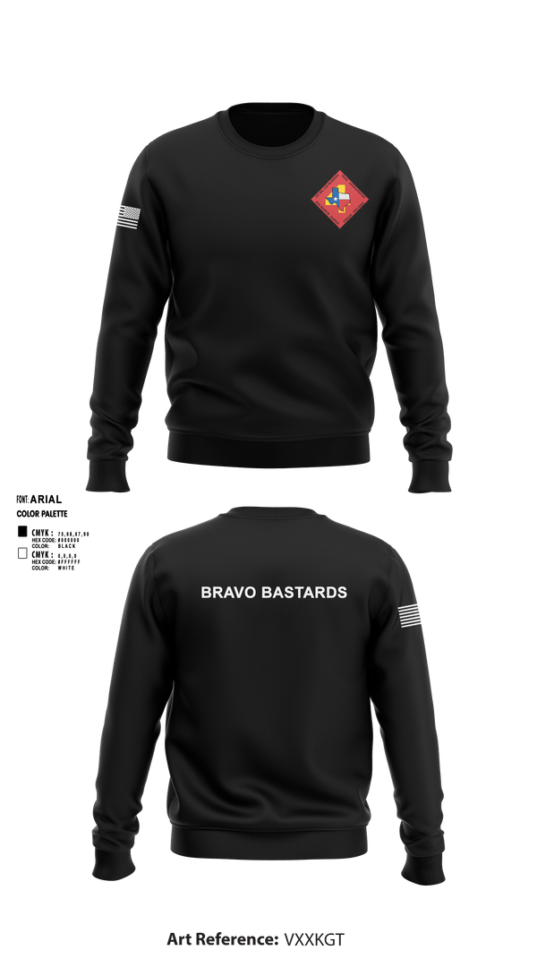Crew Neck Sweatshirt, Bravo 1/23 63480397, Marines, Teamtime, Team time, sublimation, custom sports apparel, team uniforms, spirit wear, spiritwear, sports uniforms, custom shirts, team store, custom team store, fundraiser sports, apparel fundraiser