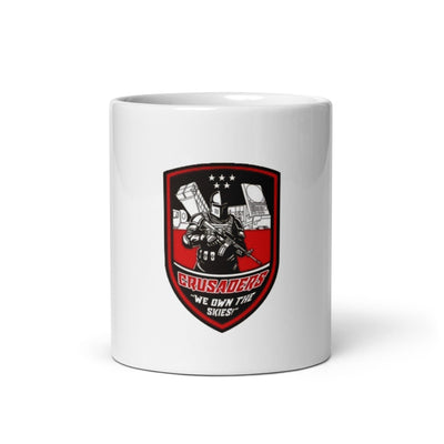 Charlie "Crusaders" Battery, 3-2 ADA BN White glossy mug - 1