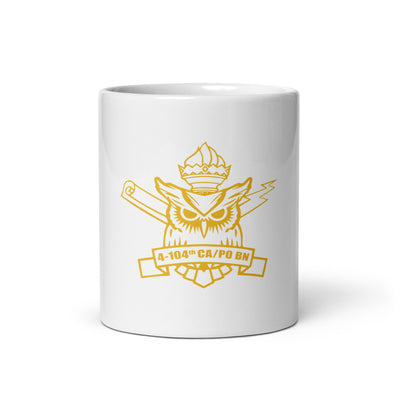 4th/104th BN (CA/PO) 7380170 White glossy mug - 1