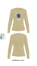83 NOS 72019840 Women's Long Sleeve V-neck Shirt - 82
