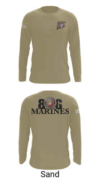 Long Sleeve Performance Shirt, 806 MarinesBoots and Badges of the South Plains, Fire Department, Teamtime, Team time, sublimation, custom sports apparel, team uniforms, spirit wear, spiritwear, sports uniforms, custom shirts, team store, custom team store, fundraiser sports, apparel fundraiser