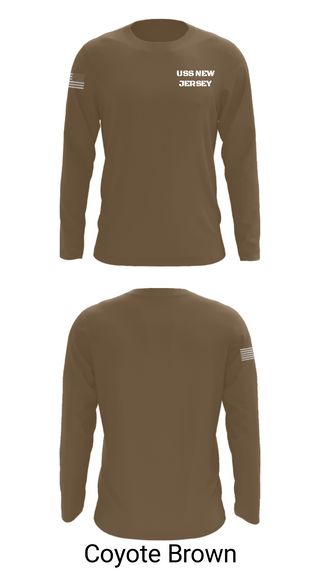 Long Sleeve Performance Shirt, USS NEW JERSEY, , Teamtime, Team time, sublimation, custom sports apparel, team uniforms, spirit wear, spiritwear, sports uniforms, custom shirts, team store, custom team store, fundraiser sports, apparel fundraiser