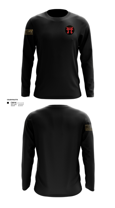 187th Iron Rakkasans 40107465 Long Sleeve Performance Shirt - 102