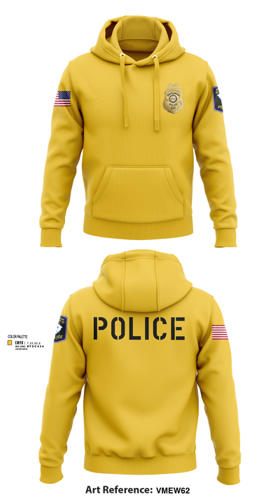 New Ellenton Police Department 612730 Hoodie - 2
