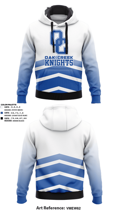 Hoodie, Oak Creek Knights, Men's Volleyball, Teamtime, Team time, sublimation, custom sports apparel, team uniforms, spirit wear, spiritwear, sports uniforms, custom shirts, team store, custom team store, fundraiser sports, apparel fundraiser