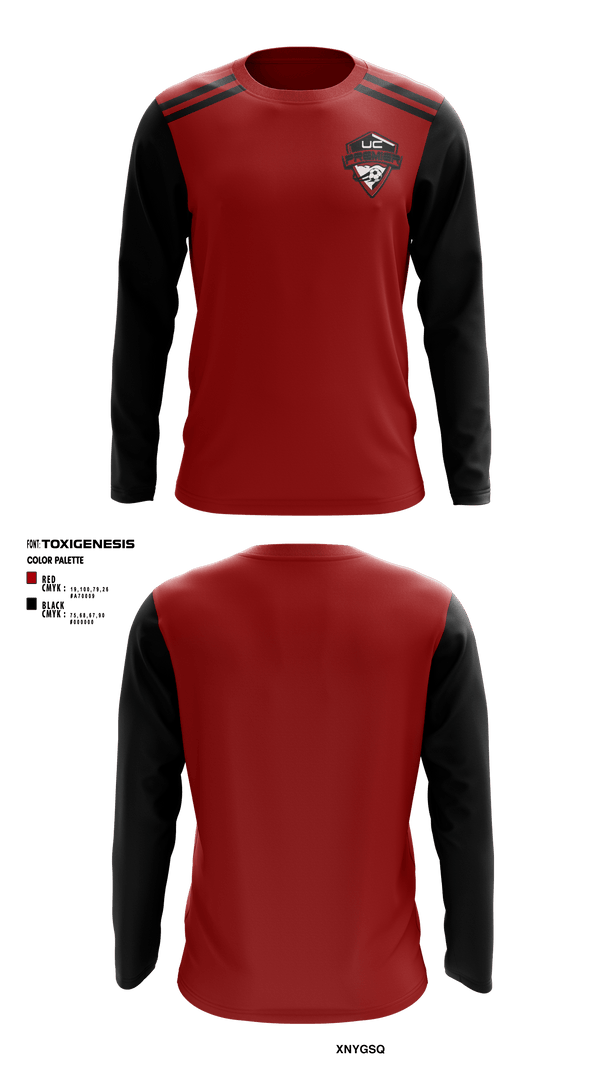 Long Sleeve Performance Shirt, UC PREMIER, Men's Soccer, Teamtime, Team time, sublimation, custom sports apparel, team uniforms, spirit wear, spiritwear, sports uniforms, custom shirts, team store, custom team store, fundraiser sports, apparel fundraiser
