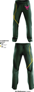 New Milford Bulls Football And Cheerleading 19489077 Softball Pants - 3