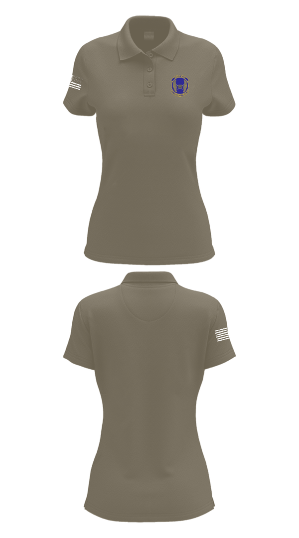 Women's Short Sleeve Performance Polo, 51SFS Metal Tigers, Air Force, Teamtime, Team time, sublimation, custom sports apparel, team uniforms, spirit wear, spiritwear, sports uniforms, custom shirts, team store, custom team store, fundraiser sports, apparel fundraiser