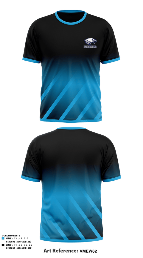 Short Sleeve Performance Shirt, IKE, Men's Soccer, Teamtime, Team time, sublimation, custom sports apparel, team uniforms, spirit wear, spiritwear, sports uniforms, custom shirts, team store, custom team store, fundraiser sports, apparel fundraiser