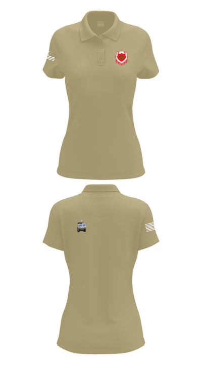 185th Engineer Support Company 57243184 Women's Short Sleeve Performance Polo  - 95