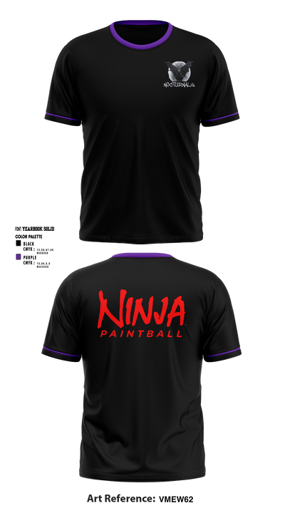 Nocturnalz 5555113 Short Sleeve Performance Shirt - 1