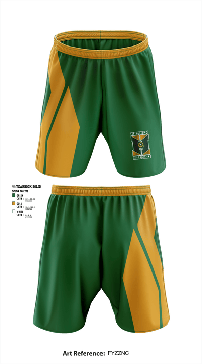 Hamden Fathers Football & Cheerleading Association 24795351 Athletic Shorts With Pockets - 1