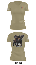 1-174th ADA RGT 76642958 Women's Short Sleeve V-neck Shirt - 84